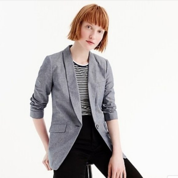 j crew unstructured blazer
